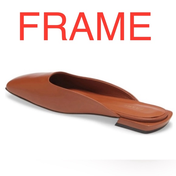 Frame Denim Shoes - NWT Frame Le Town Leather Mule Tobacco Brown Size: 36 Never won Great for Summer